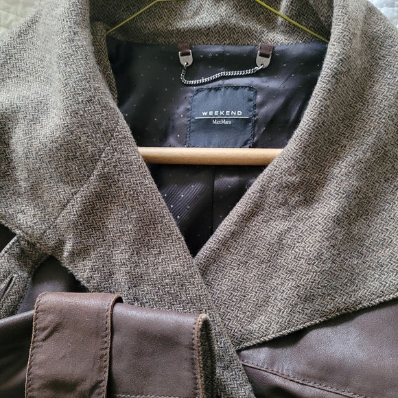 Max Mara Weekend Wool and Polymide Aviator Jacket - Picture 6 of 12